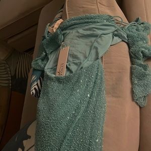 Beautiful elegant Oh Polly gown for proms and special events.